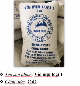 Vôi sống loại 1 