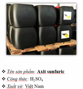 Hóa Chất H2so4 Axit Sunfuric- 98% Và 32%