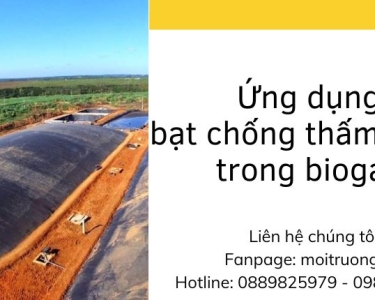 ỨNG DỤNG BẠT CHỐNG THẤM HDPE TRONG BIOGAS