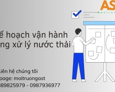 LẬP KẾ HOẠCH VẬN HÀNH HỆ THỐNG XỬ LÝ NƯỚC THẢI