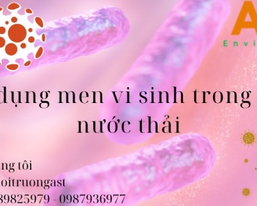 ỨNG DỤNG MEN VI SINH TRONG XỬ LÝ NƯỚC THẢI