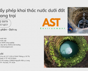 Xin phép khai thác nước dưới đất cho trang trại